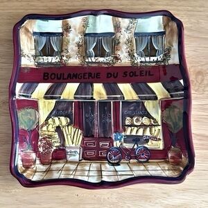 Certified International Kate McRostie Boulangerie Du Soleil Salad Dessert Plate